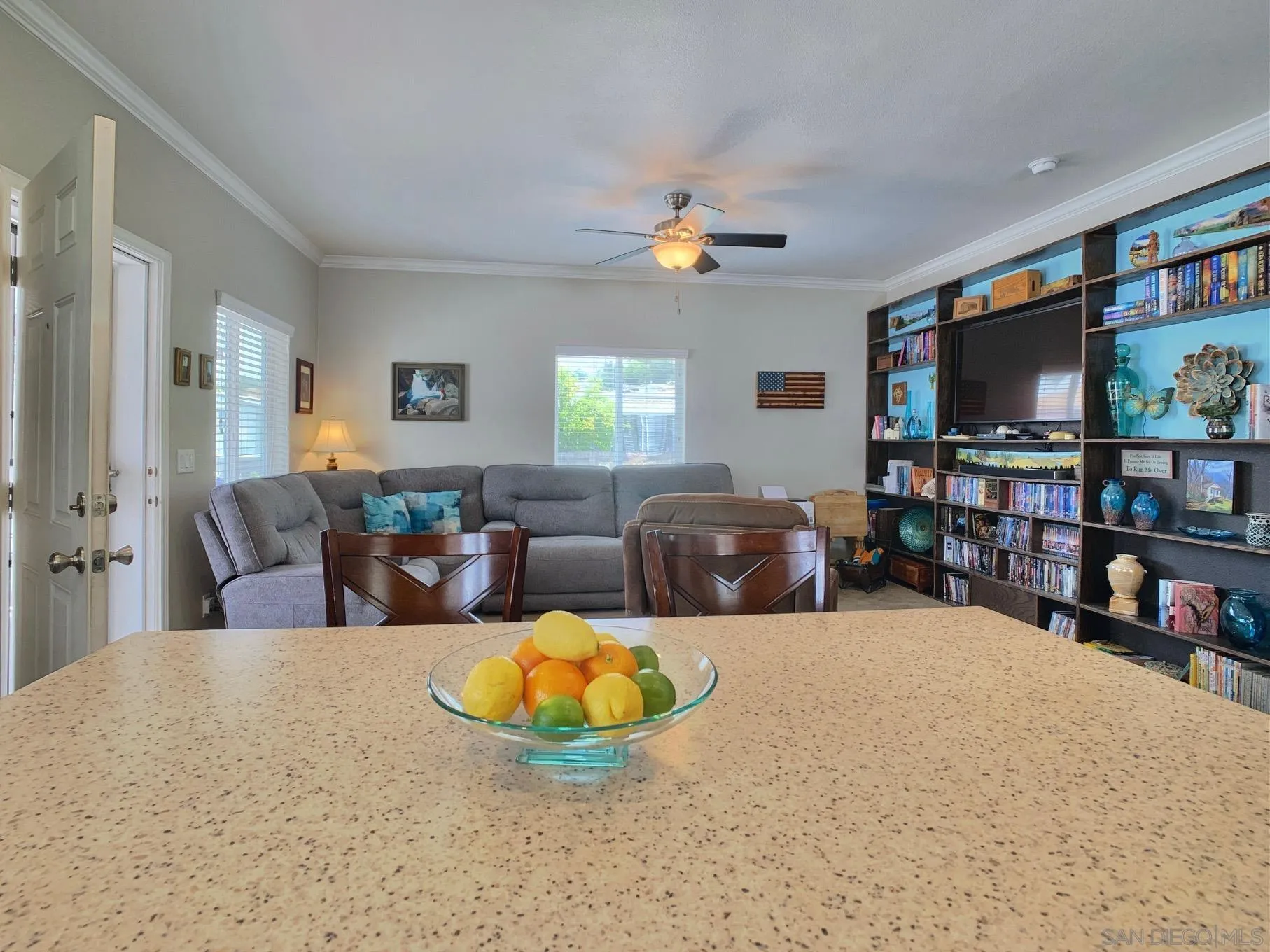 1315 Pepper Drive, Unit 2 El Cajon, CA 92021 - Photo 14 of 29 a living room with furniture and a flat screen tv