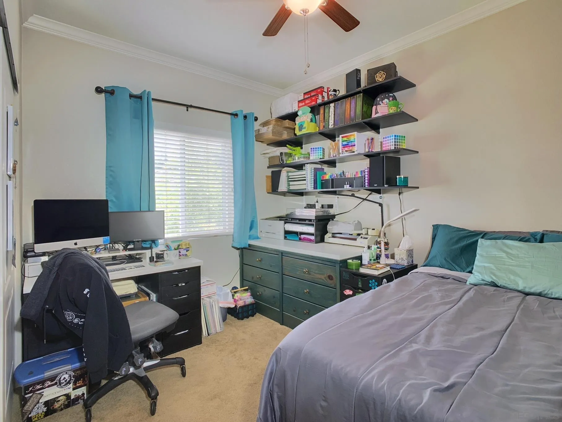 1315 Pepper Drive, Unit 2 El Cajon, CA 92021 - Photo 29 of 29 a bedroom with a bed and a desk