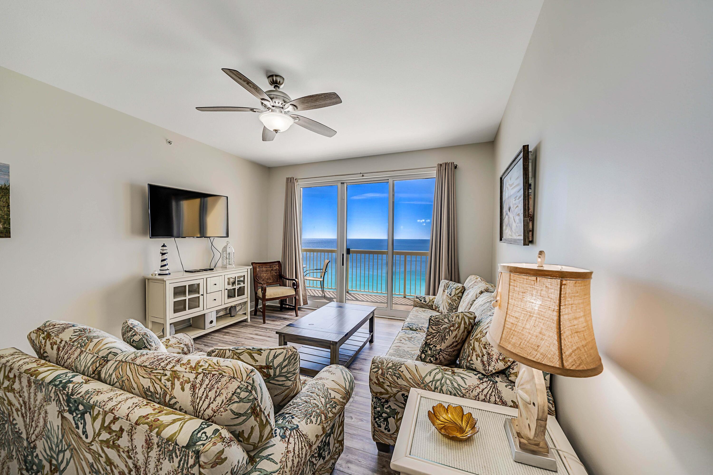 15817 Front Beach Road, Unit 1 1802 Panama City Beach, FL 32413 - Photo 18 of 68 Living Room
