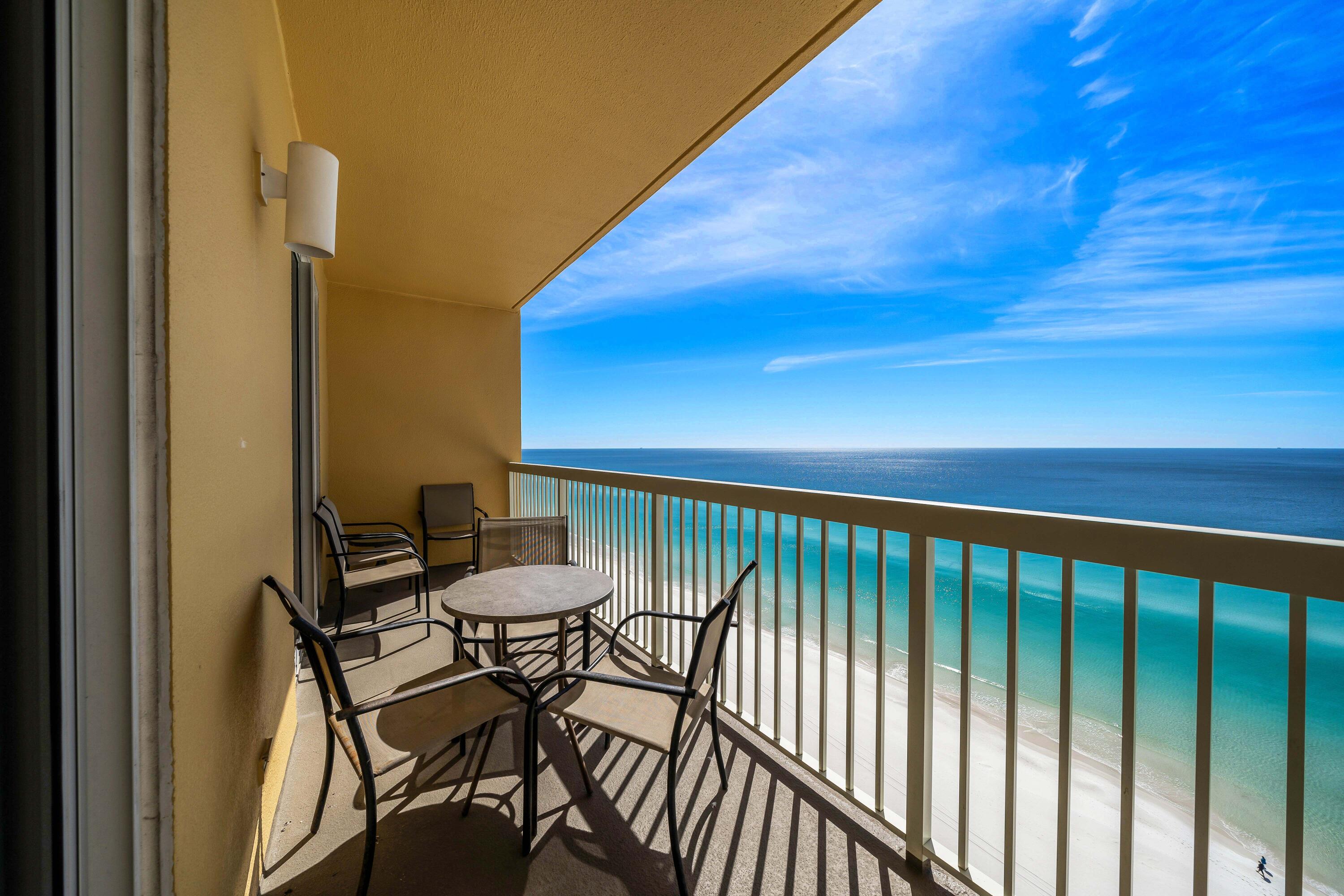 15817 Front Beach Road, Unit 1 1802 Panama City Beach, FL 32413 - Photo 37 of 68 Gorgeous Balcony