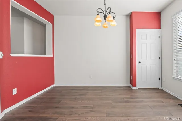 a view of empty room