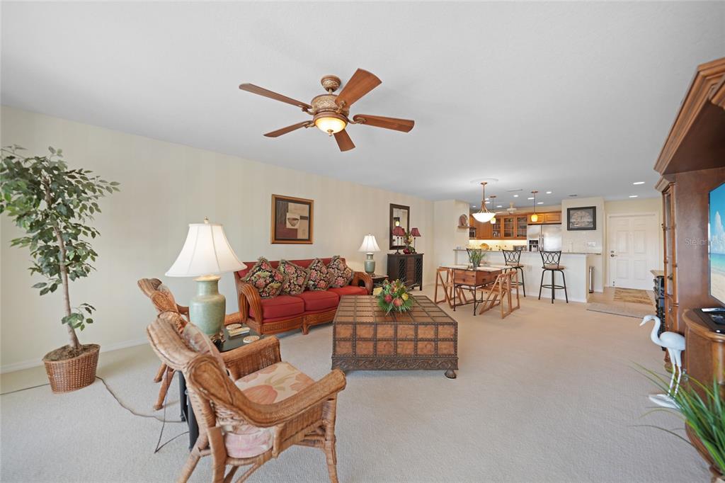 601 Shreve Street, Unit 42C Punta Gorda, FL 33950 - Photo 19 of 39 a living room with furniture and a potted plant