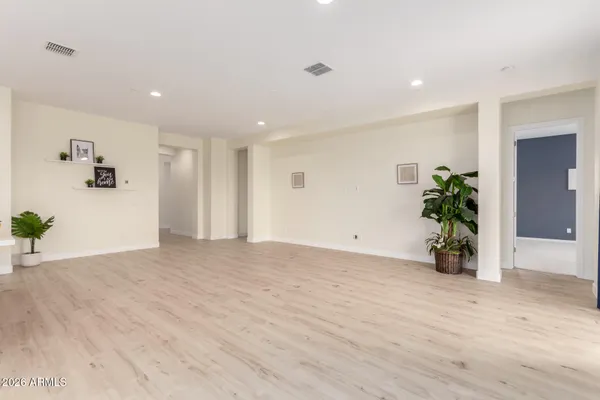 a view of an empty room