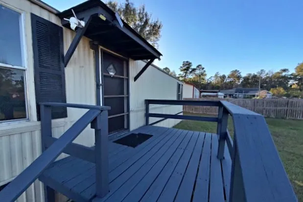 a view of deck with patio