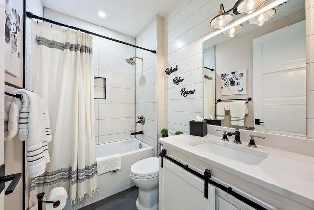 a view of a patio with swimming pool