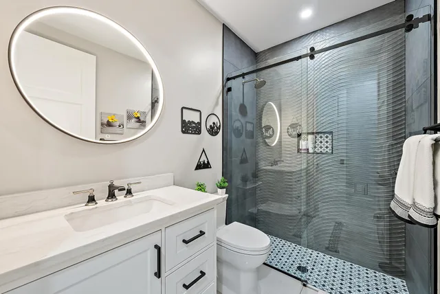 a view of outdoor space with seating space