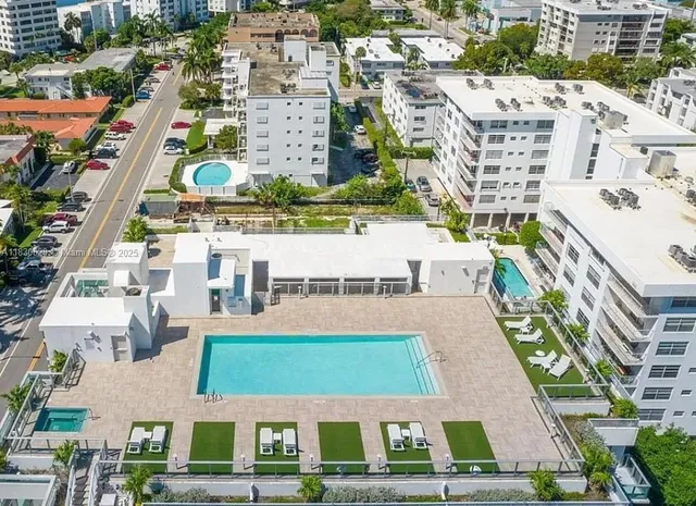 a view of a city with tall buildings