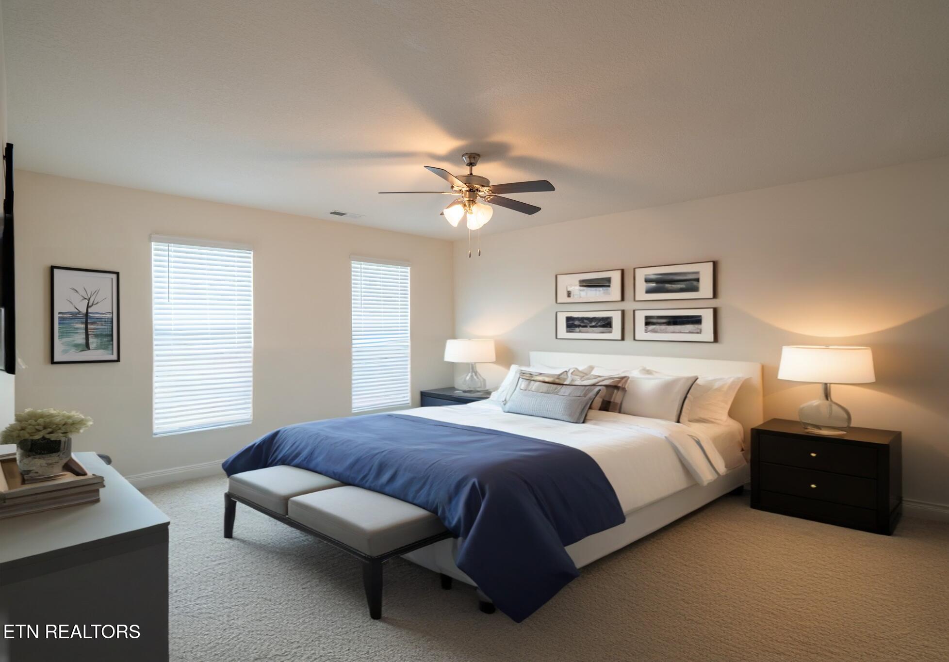 3116 Berna Way Morristown, TN 37814 - Photo 21 of 35 Master bedroom staged