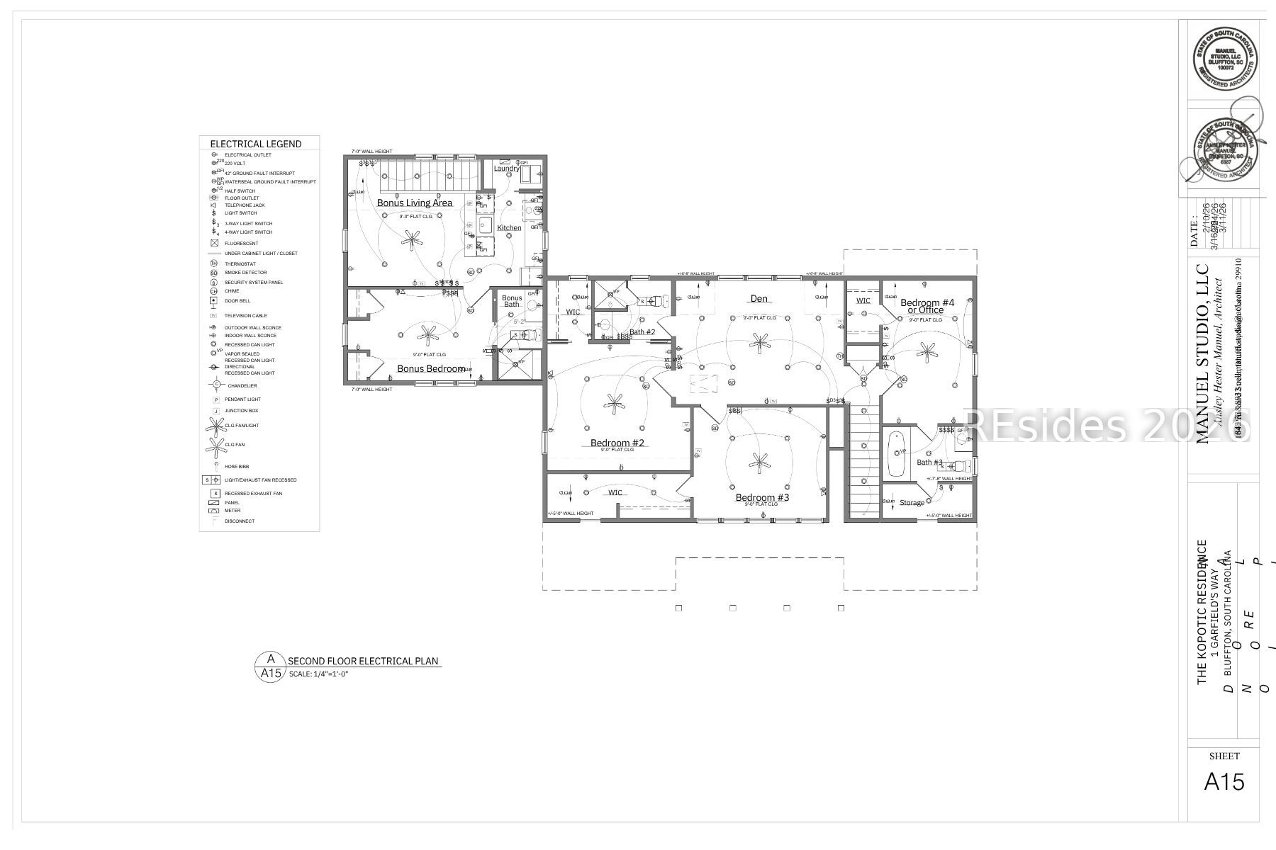 1 Garfields Way Bluffton, SC 29910 - Photo 28 of 32 approved house plans