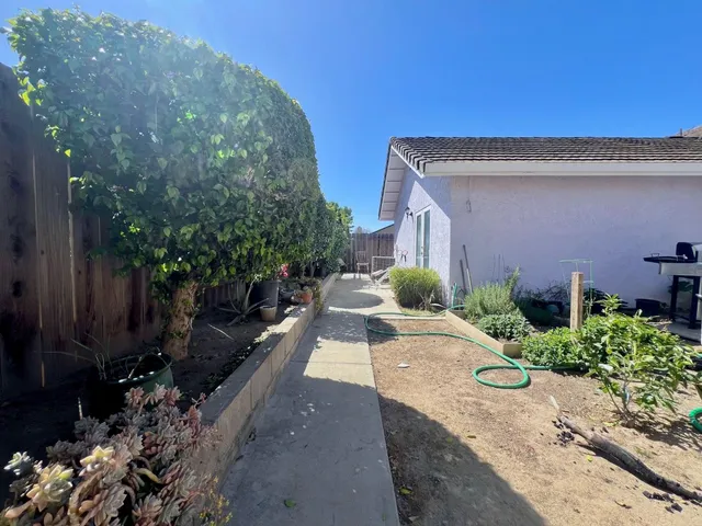 a view of two chairs in patio