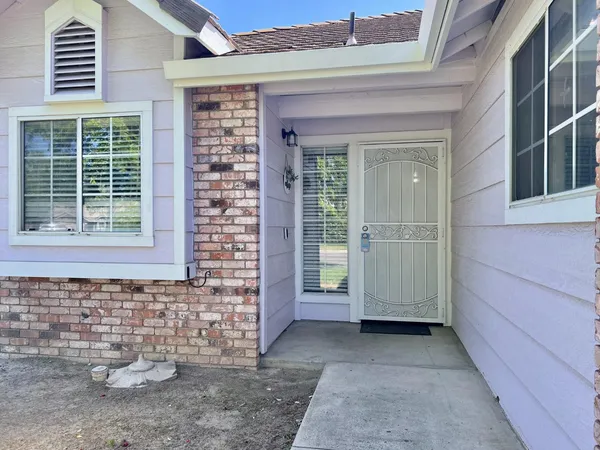 a view of front door of house