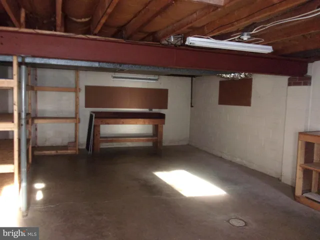 a view of basement