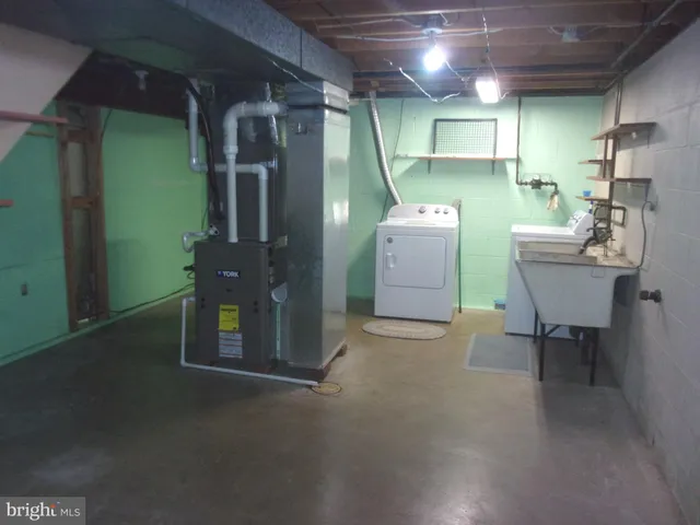 a room with storage and utility