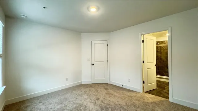 a view of an empty room