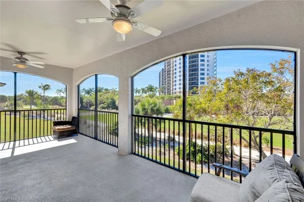 a view of a porch