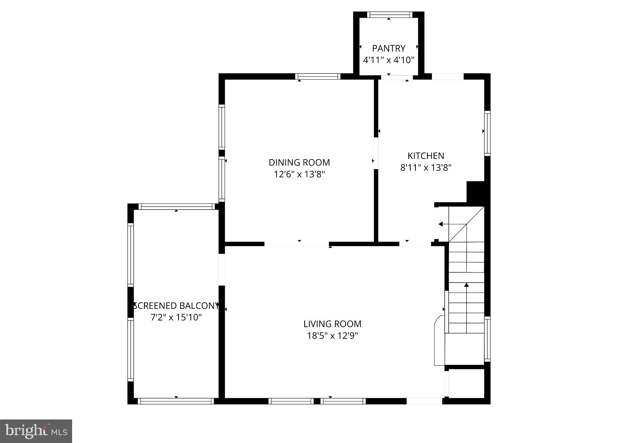503 Kingston Road Baltimore, MD 21229 - Photo 14 of 15 a picture of a floor plan