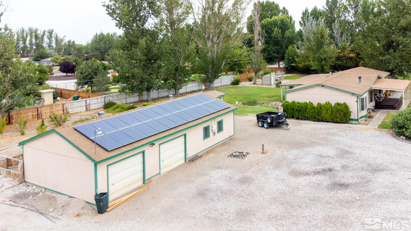 3057 Casey Road Fallon, NV 89406 - Photo 3 of 33 an aerial view of a house with a yard and street