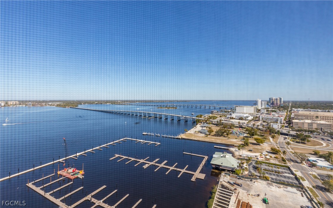 2090 West First Street, Unit J2510 Fort Myers, FL 33901 - Photo 25 of 50 a view of a balcony with an ocean view