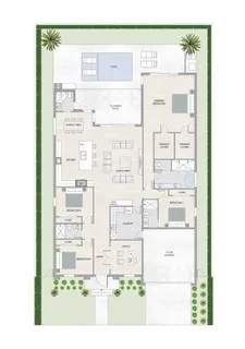 a picture of a floor plan