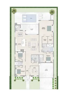 a picture of a floor plan