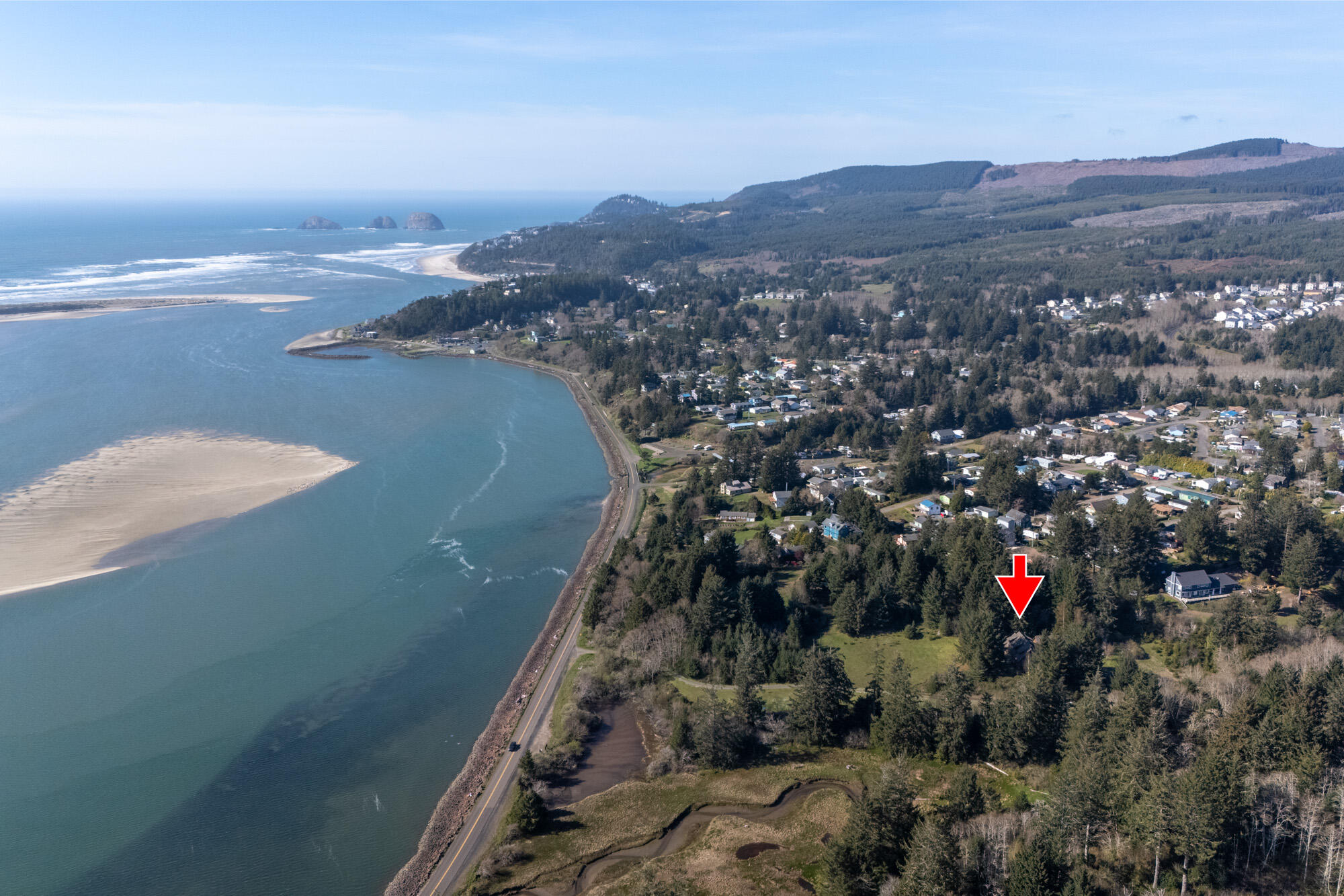 2705 Netarts Bay Road Tillamook, OR 97141 - Photo 55 of 61 Drone View