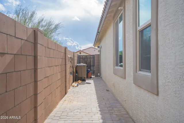 a balcony view with a outdoor seating space
