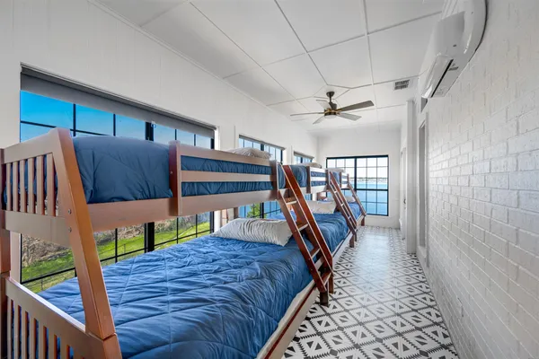 a view of building with yard