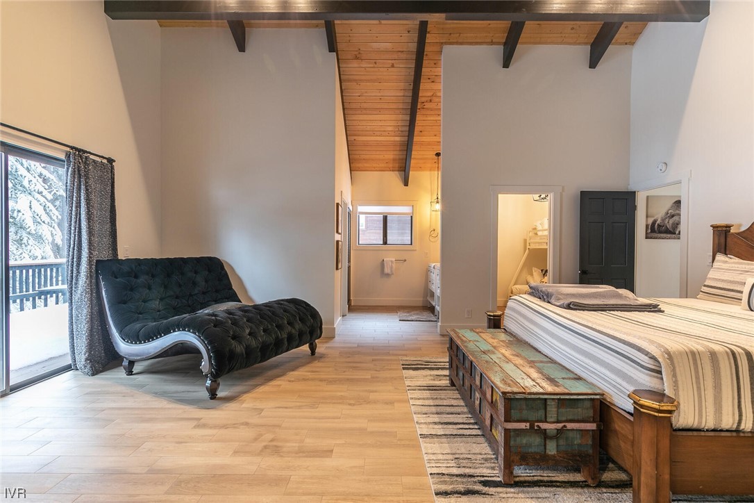 771 Golfers Pass Road Incline Village, NV 89451 - Photo 19 of 26 a bedroom with a bed chair and window
