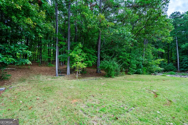 a view of outdoor space and garden