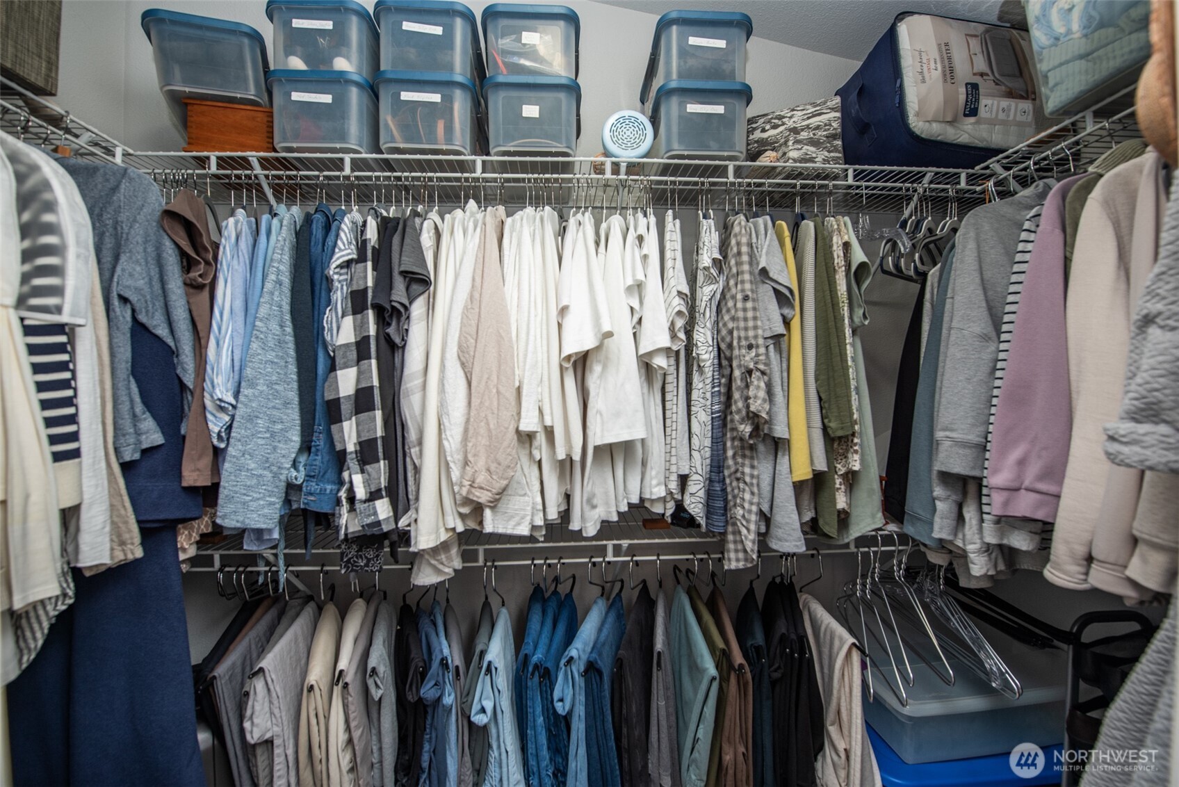 720 West Heritage Loop Sequim, WA 98382 - Photo 23 of 35 a view of walk in closet with clothes and shoes