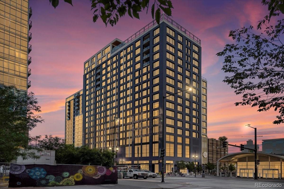 1750 Wewatta Street, Unit 1701 Denver, CO 80202 - Photo 34 of 35 a view of a building with a street