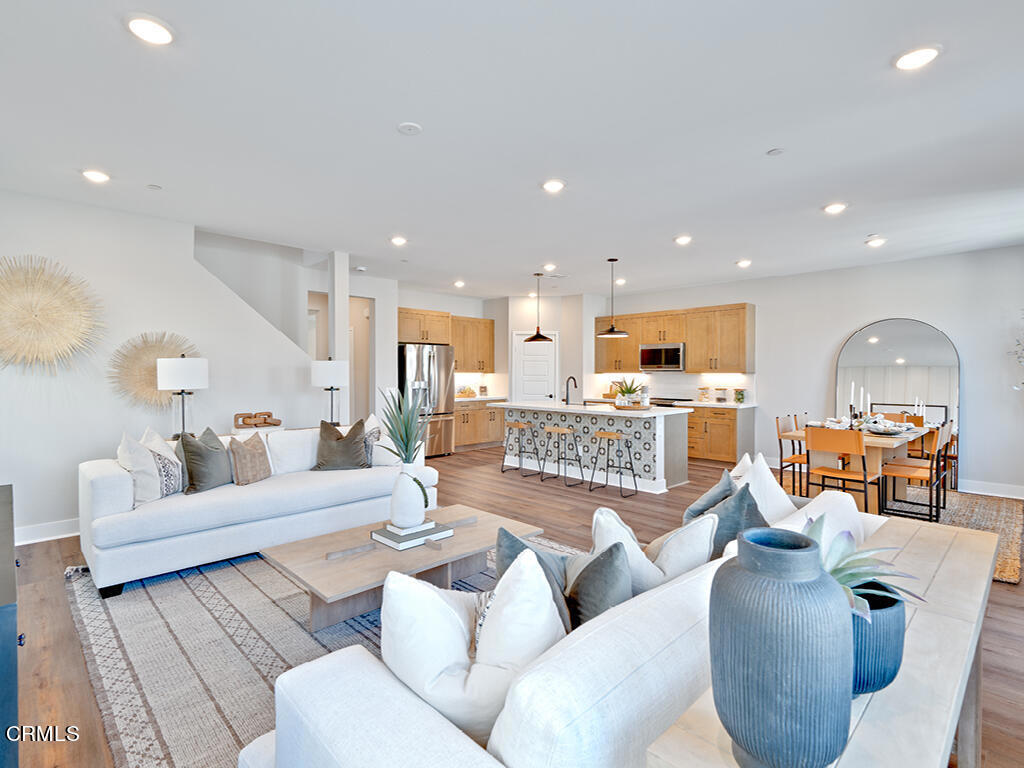 115 Yellow Birch Lane Piru, CA 93040 - Photo 3 of 18 a living room with furniture and a view of kitchen