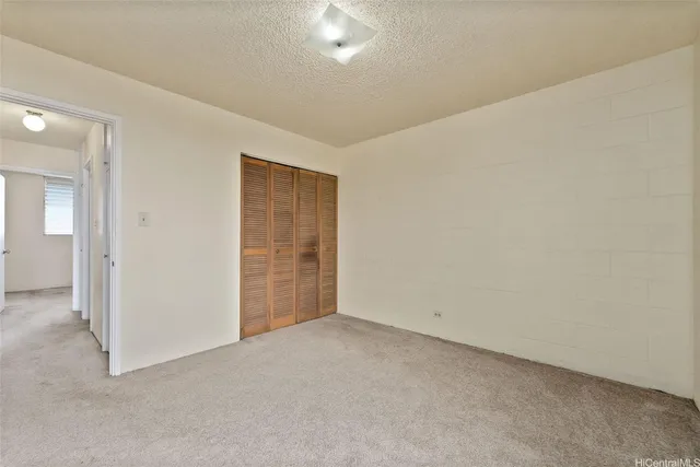 an empty room with an entryway