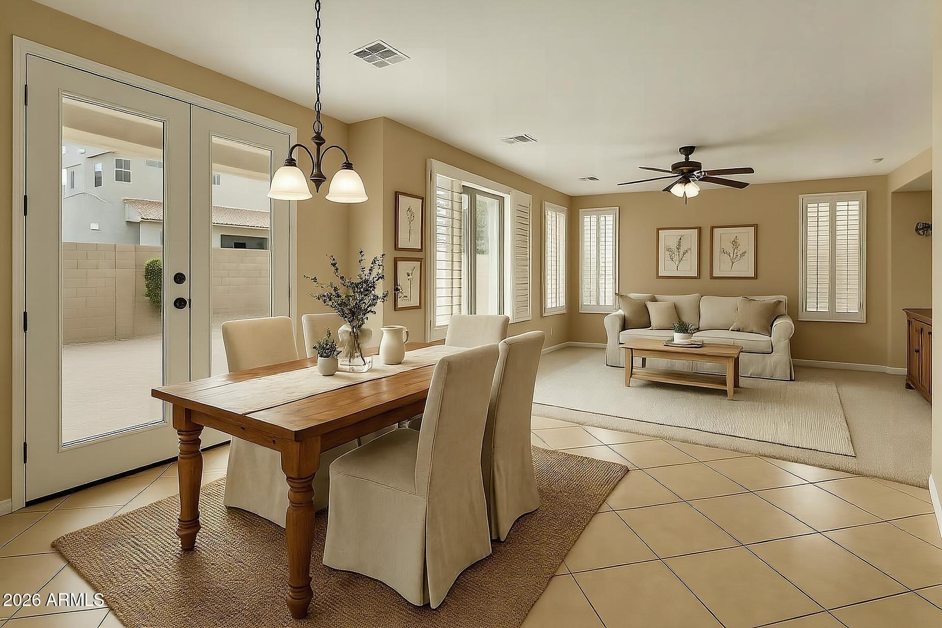 2543 South Rincon Drive Chandler, AZ 85286 - Photo 13 of 36 breakfast nook virtually staged