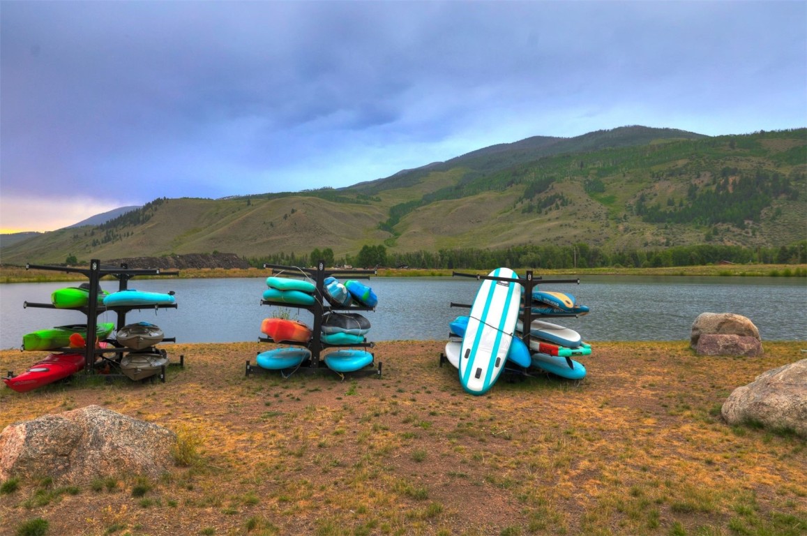 55 East Benjamin Point Silverthorne, CO 80498 - Photo 40 of 48 with amenities like paddle boards and kayaks available to owners.