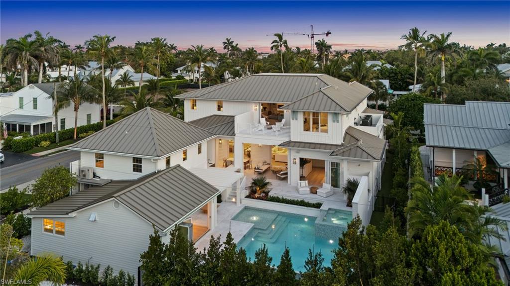 187 10th Avenue South Naples, FL 34102 - Photo 46 of 48 an aerial view of a house