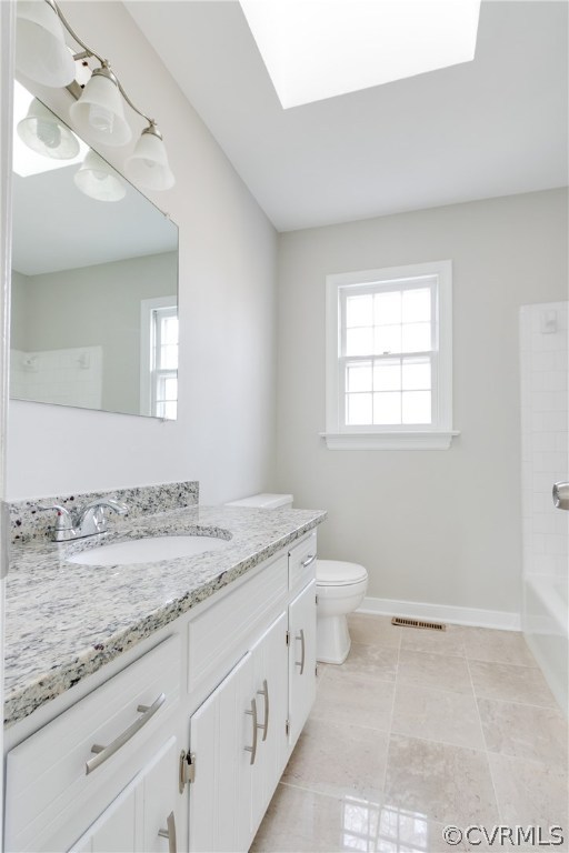 1018 Ashbrook Landing Road Midlothian, VA 23114 - Photo 37 of 46 a bathroom with a granite countertop sink and a toilet