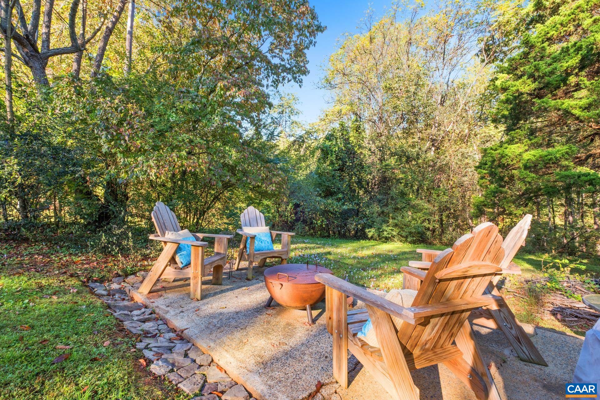 4601 Loving Road North Garden, VA 22959 - Photo 22 of 33 a backyard of a house with table and chairs