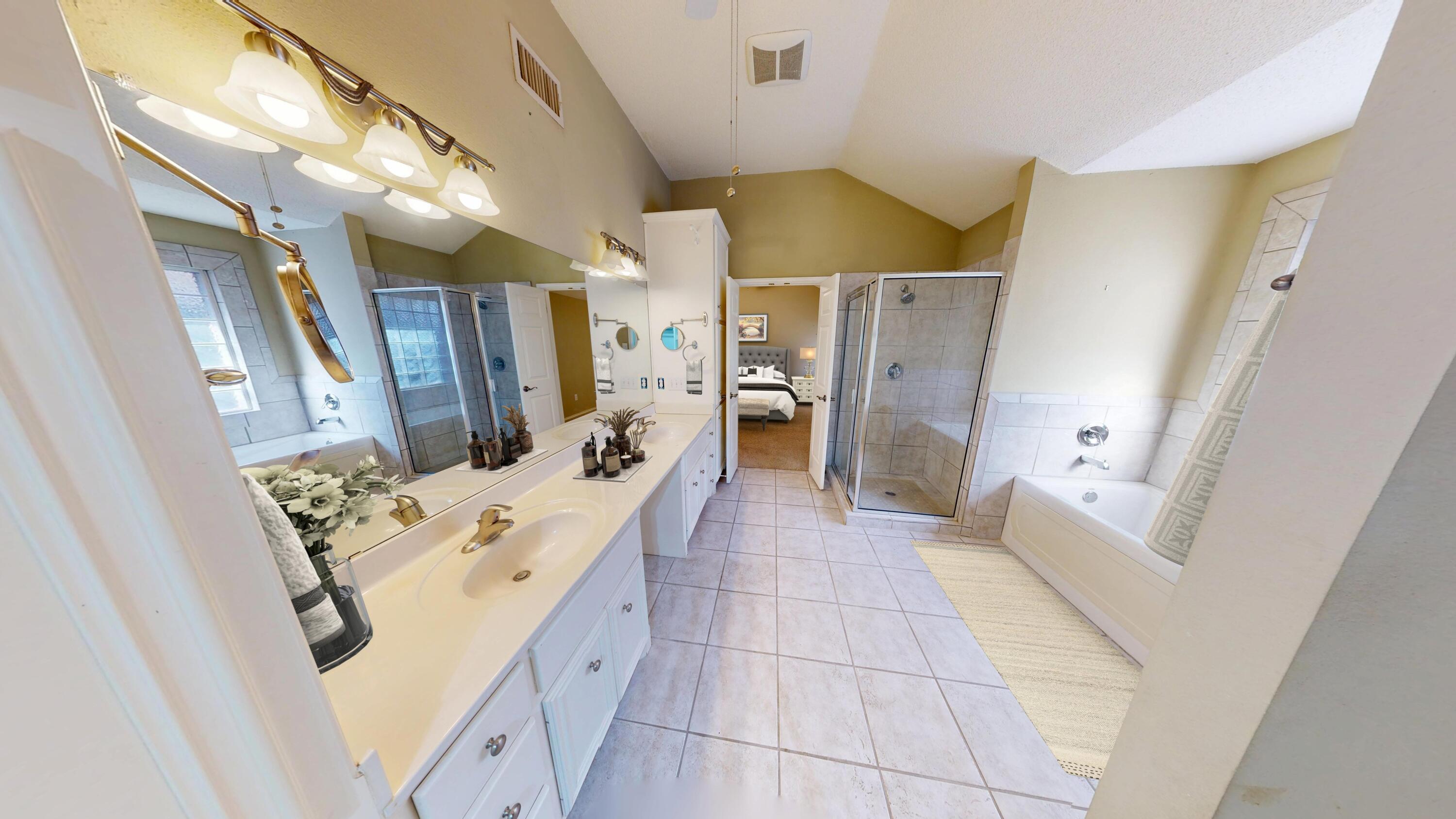 3511 104th Street Lubbock, TX 79423 - Photo 14 of 25 a hall with cabinets and wooden floor