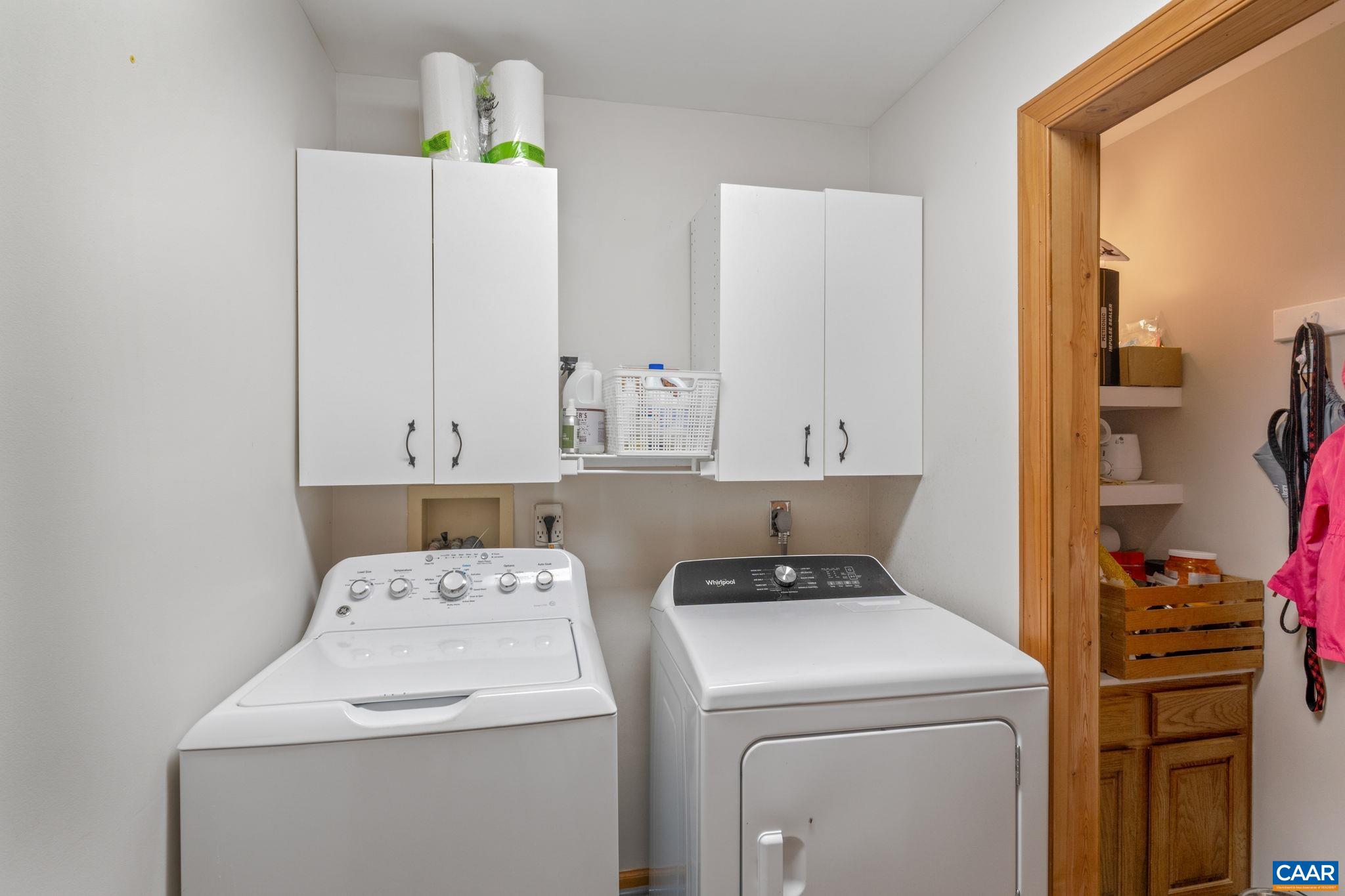 30 Brougham Road Palmyra, VA 22963 - Photo 30 of 57 a view of storage and utility room with washer and dryer