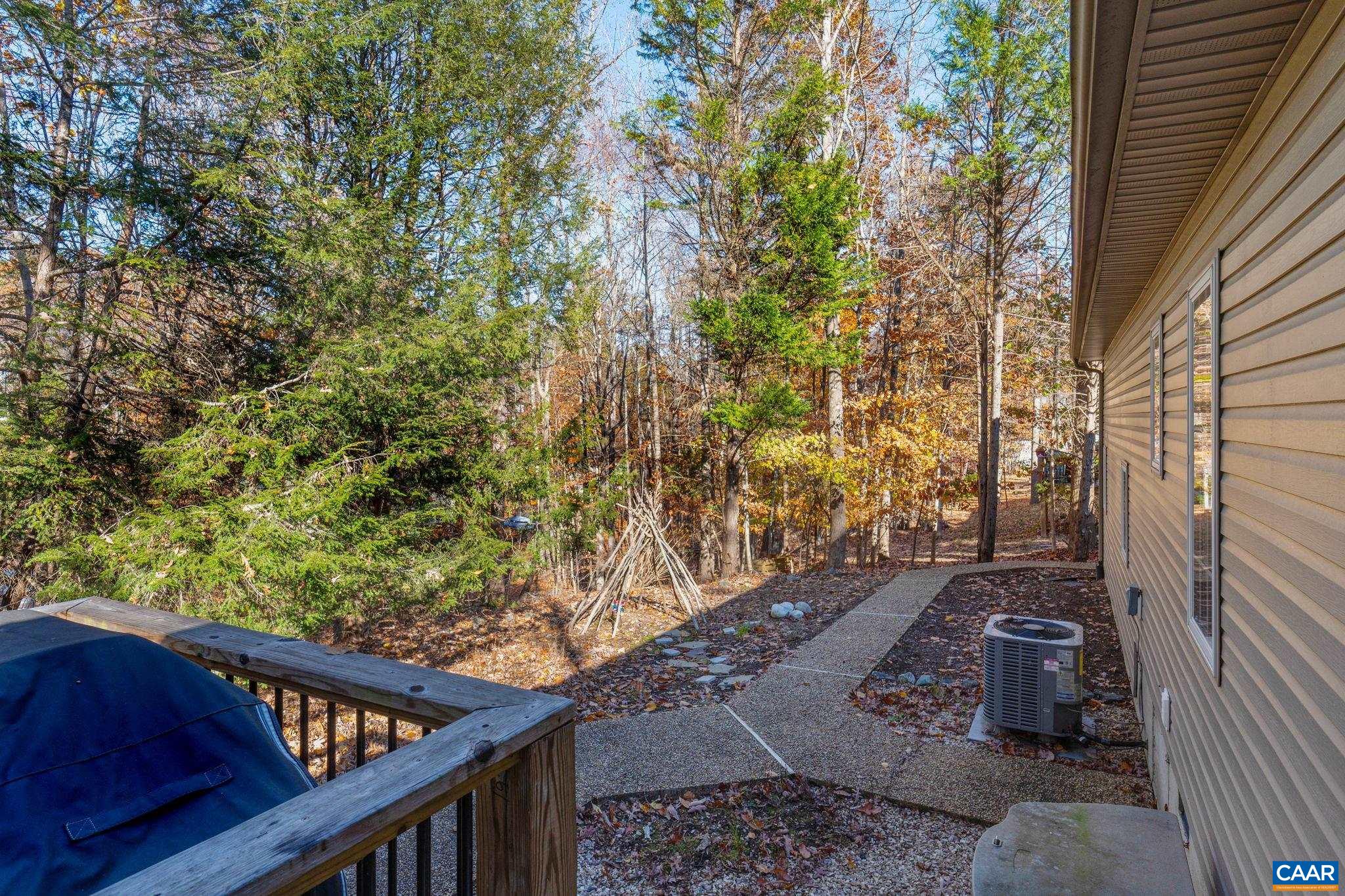 30 Brougham Road Palmyra, VA 22963 - Photo 35 of 57 a view of a backyard with wooden fence and floor