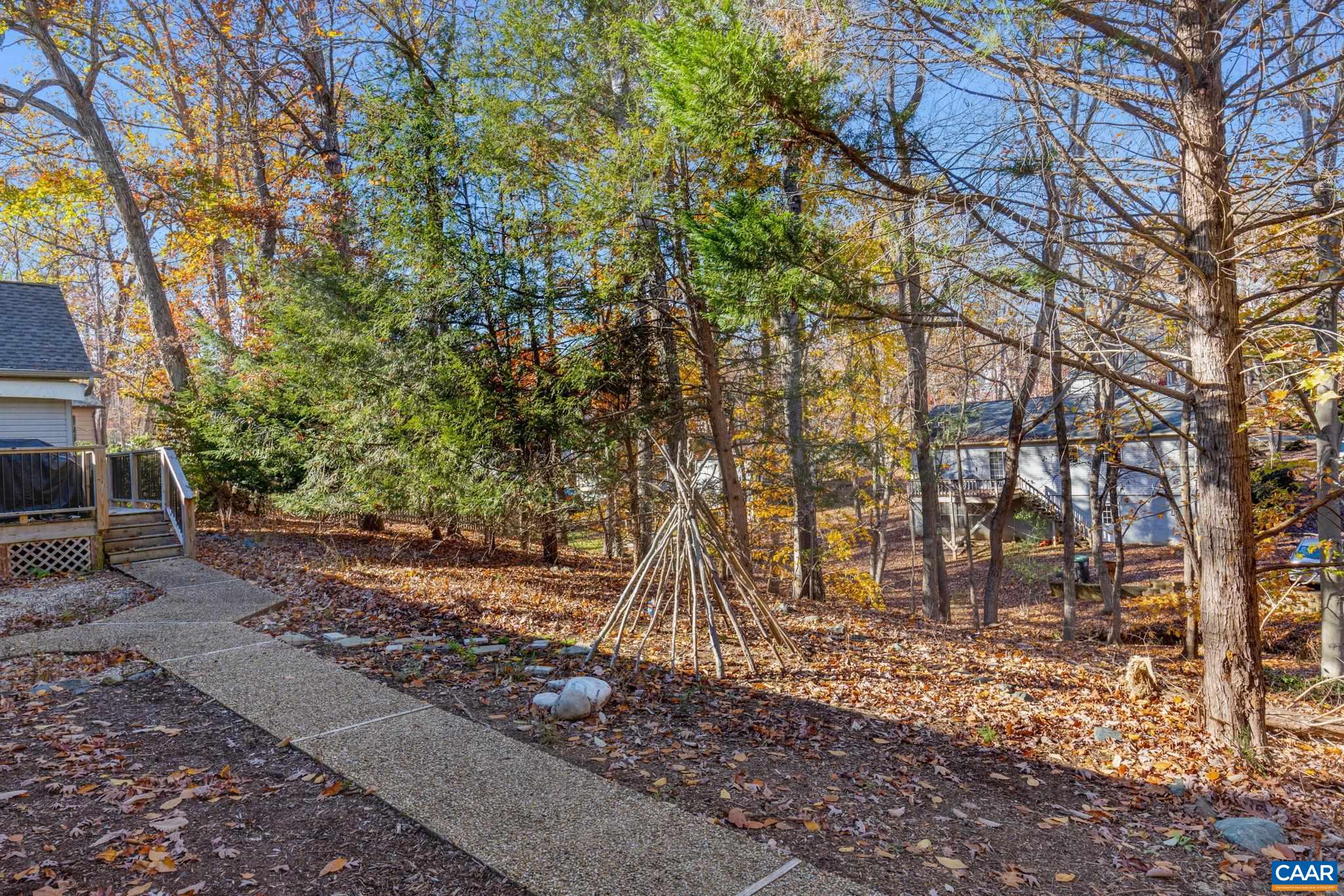30 Brougham Road Palmyra, VA 22963 - Photo 37 of 57 a backyard of a house with lots of green space