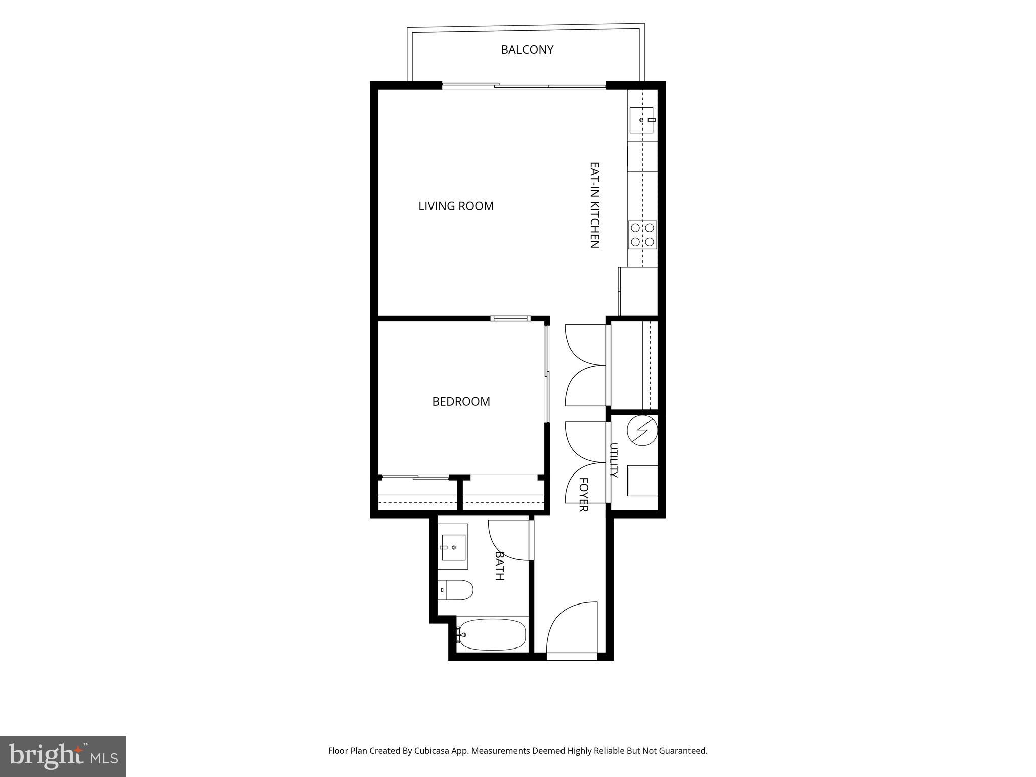 435 R Street Northwest, Unit 404 Washington, DC 20001 - Photo 36 of 36 Unit Floor Plan