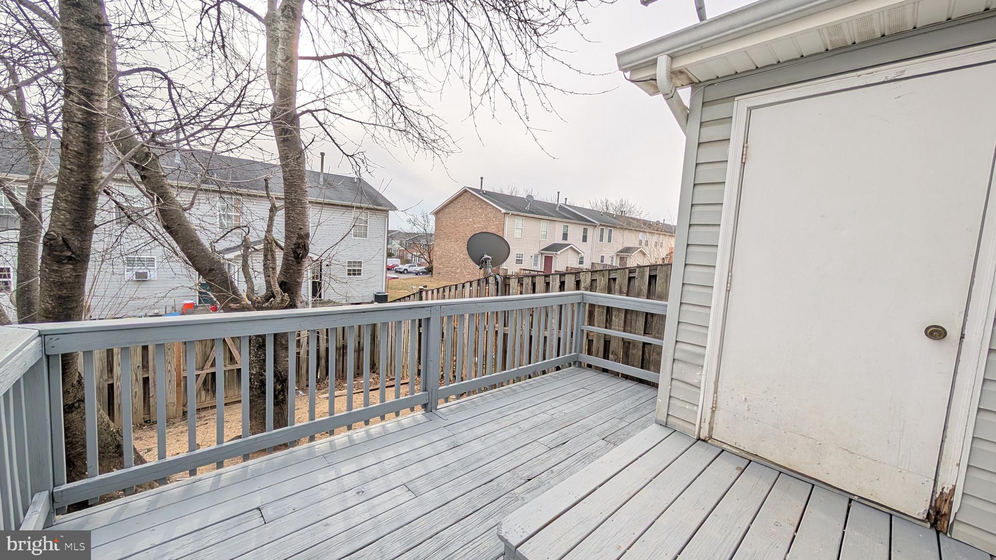 354 Valley Mill Road Winchester, VA 22602 - Photo 21 of 34 a view of balcony with wooden floor and fence