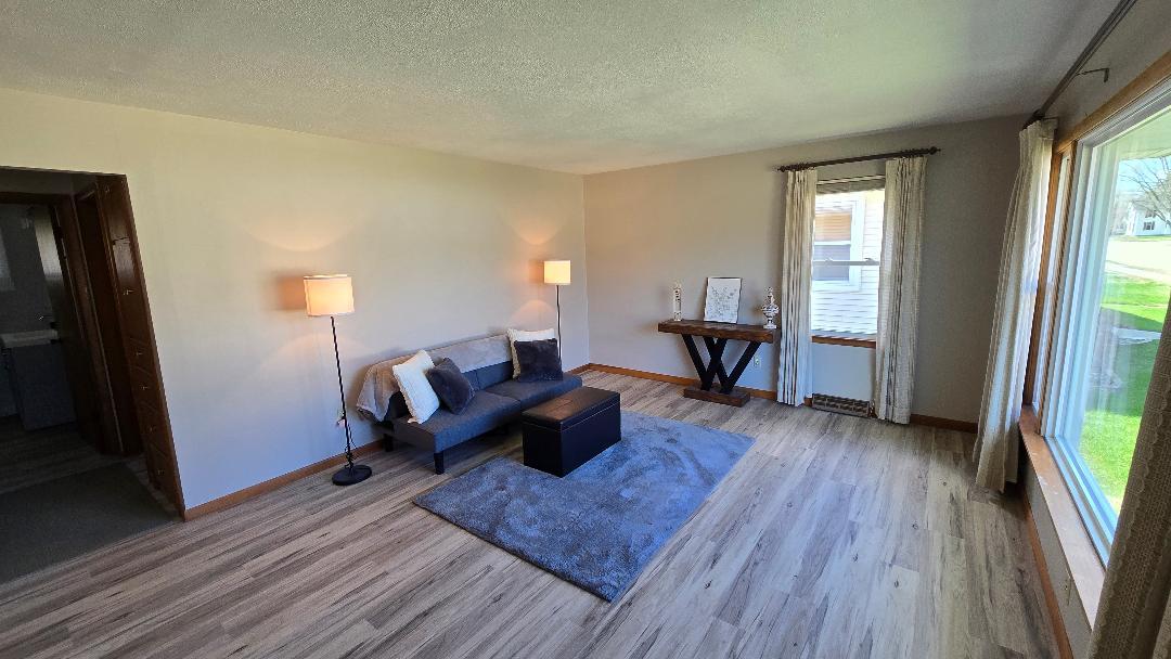 1124 13th Avenue Fulton, IL 61252 - Photo 9 of 27 a living room with furniture and a wooden floor