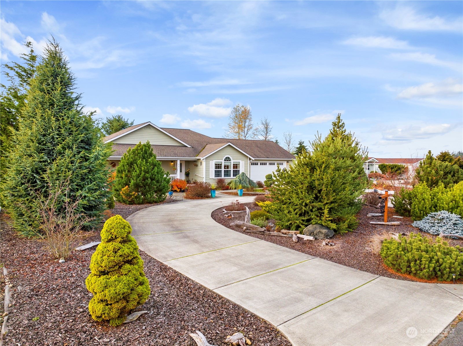 261 Chiesa Place Sequim, WA 98382 - Photo 31 of 39 a aerial view of a house
