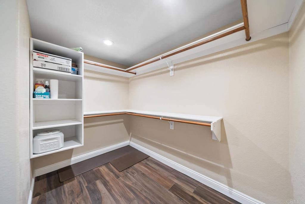 1569 Vía Monserate Fallbrook, CA 92028 - Photo 39 of 75 a view of an empty walk in closet