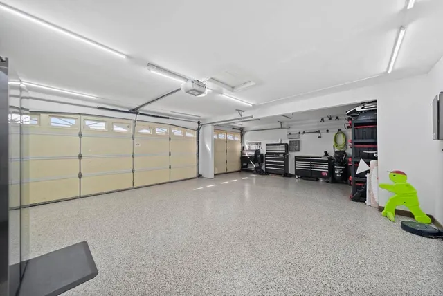 swimming pool with outdoor seating and city view