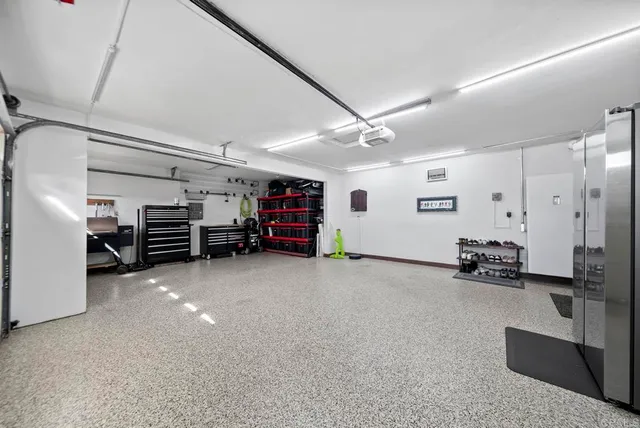 a view of a terrace with skyline