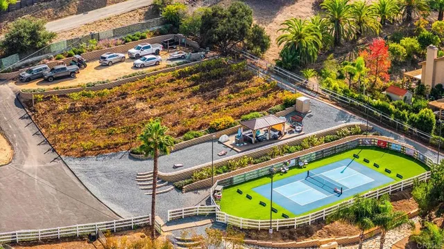 a view of city and mountain